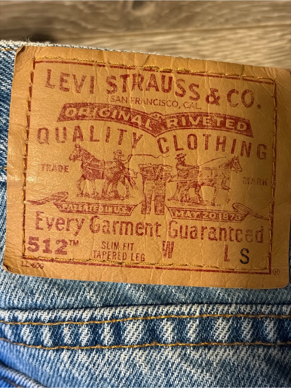 VTG 90s Levi's 512 Slim Fit Taper Leg | Sz 16 s | Made in 🇺🇸 - Picture 4 of 10